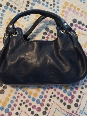 Giannini Mini Bag Black Faux Leather